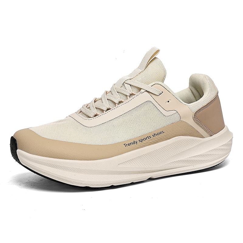 Spring Men'S Fashionable And Comfortable Casual Shoes Lightweight Shock Absorbent Breathable Outdoor Sports Running Shoes