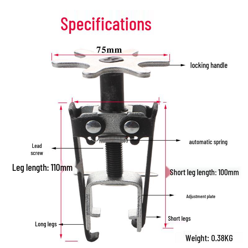 Engine Valve Spring Compressor Tool with Offset Double Claw for Disassembly and Installation