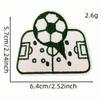 Colorful Cartoon Football Embroidery Iron-on Patch Badge for Clothing