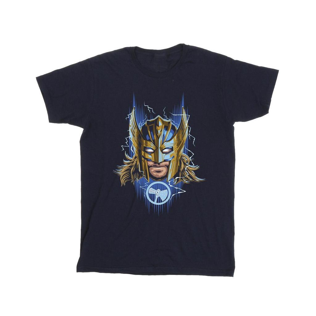 Marvel Mens Thor Love And Thunder Mask T-Shirt