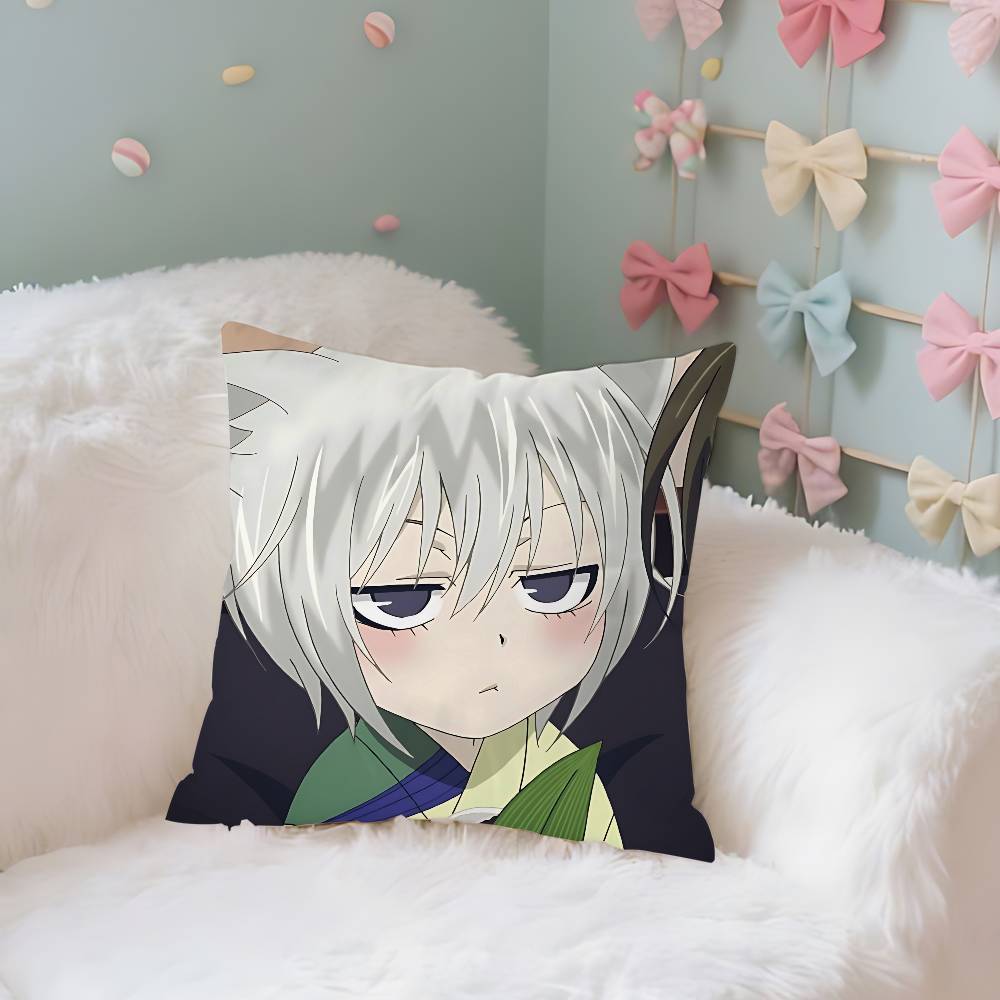 Cute T-Tomoe-S Kawaii Throw Pillow Covers Pattern Cushion Cover Suitable For Sofa Bedroom Car Pillow Cover
