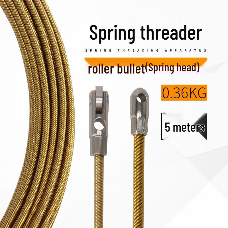 

Electrician s Universal Wire Threader & Puller for Concealed Conduits and Through-Wall Cabling