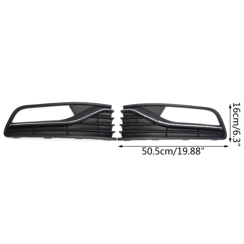 Car Accessories - Fog Light Grille Cover Grilles Fog Lamp Frame Hood For for Polo 6R 2014-2017