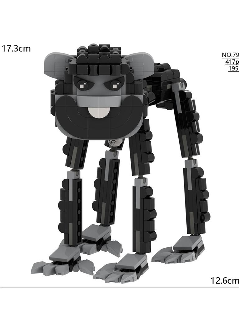 Smiling Poppy4 Critters Game Characters Building Blocks Toys Kidss Toys Puzzle