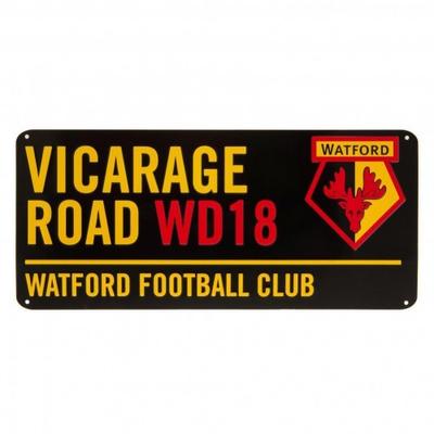 Vicarage Road WD18 Street Sign