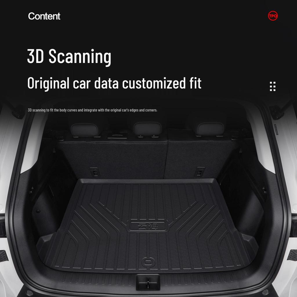 Baojun Yunhai Car Trunk Waterproof TPE Mat - Interior Decoration Accessory