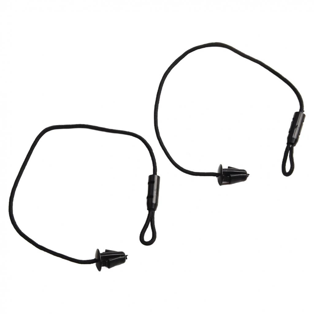 6V6863634 Parcel Shelf Strings ABS Black Car Accessories