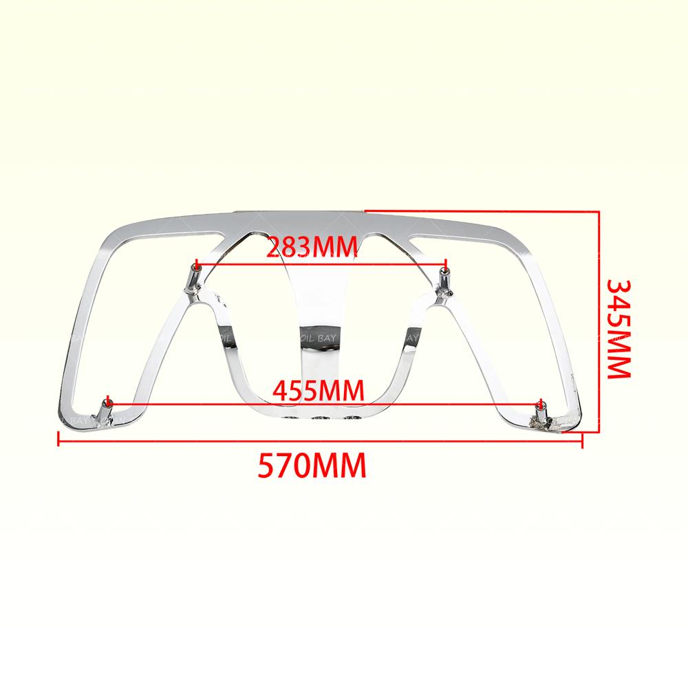 1pcs For Honda Goldwing GL1800 Models 2001-2017 Chrome Trunk Luggage Rack Aluminum