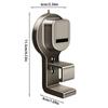 New Suction Cup Washbasin Hook Wall Mounted Reusable Towel Racks Waterproof Adjustable Bathroom Storage Rack
