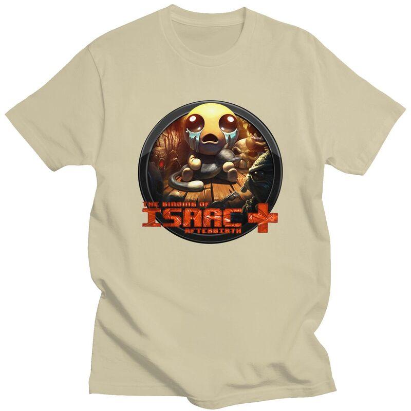 Custom Fashion The Binding Of Isaac T Shirts Men ShortSleeve Tshirts Streetwear Tee Tops Oversized Tshirts Gift