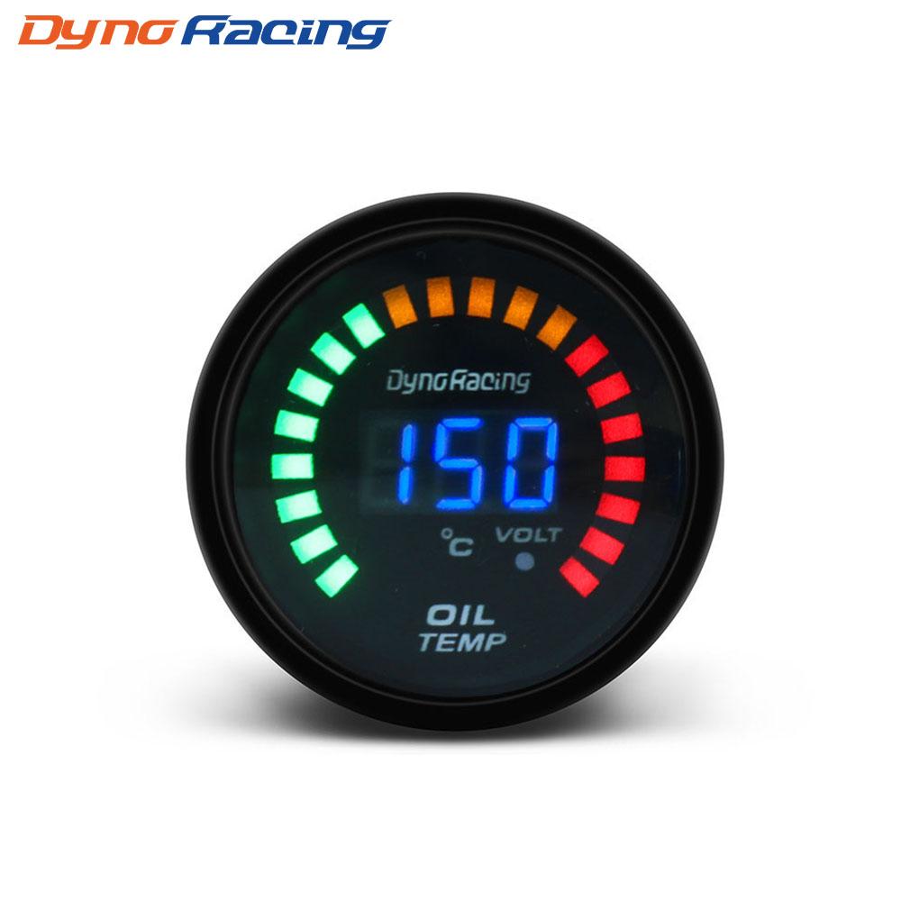 Dynoracing 2" 52MM Digital 20 LED Boost bar psi Vacuum Water temp Oil temp Oil press Voltmeter Air/fuel ratio EGT temp RPM Gauge