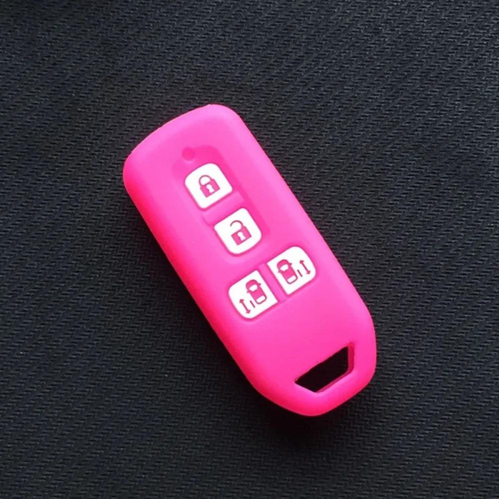 

Силиконовый чехол для мотоциклетного ключа защитный чехол для Honda n-one N-BOX N wagon Plus 4 кнопки с клавиатурой Sliding Doors Luminous