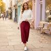 Elegante Gonna Midi da Donna con Drappeggio Fluido, Vestibilità Valorizzante per l'Uso Quotidiano