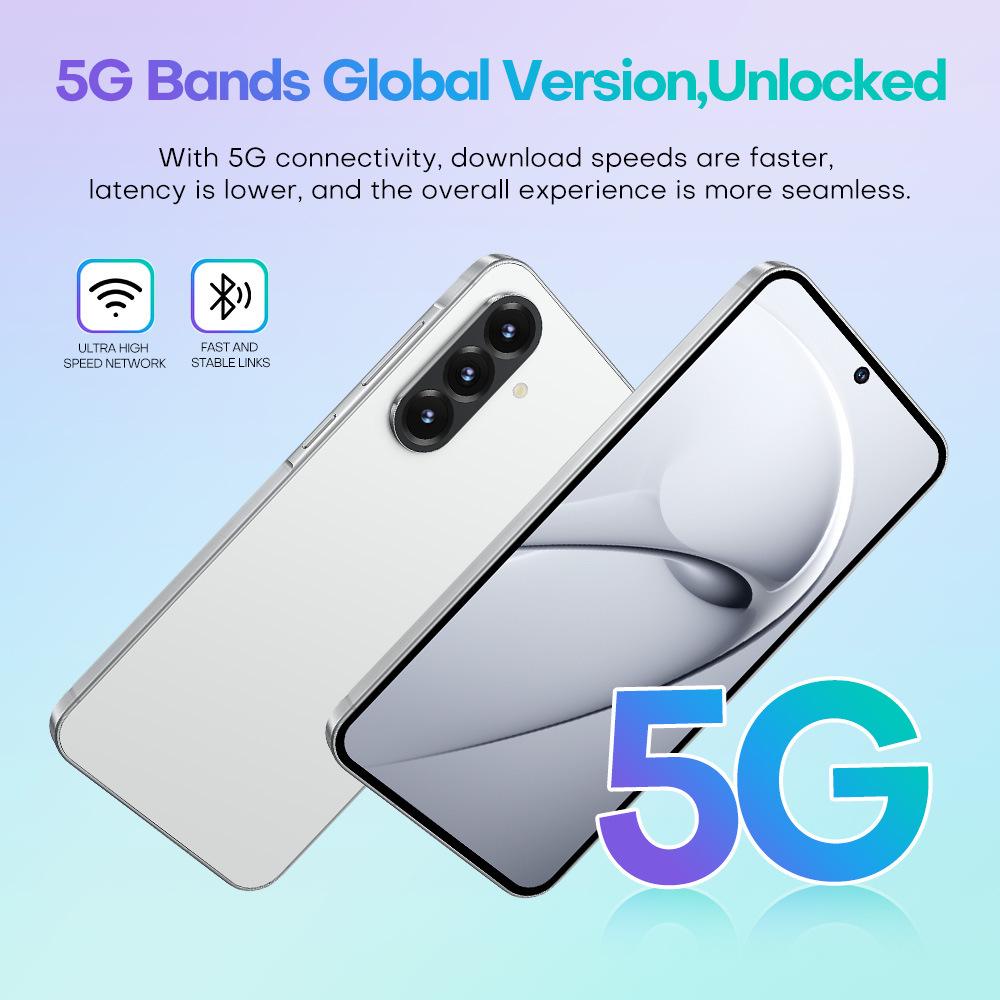 A56 Android 7.3" HD Large Screen 5G Smartphone - 16+1TB