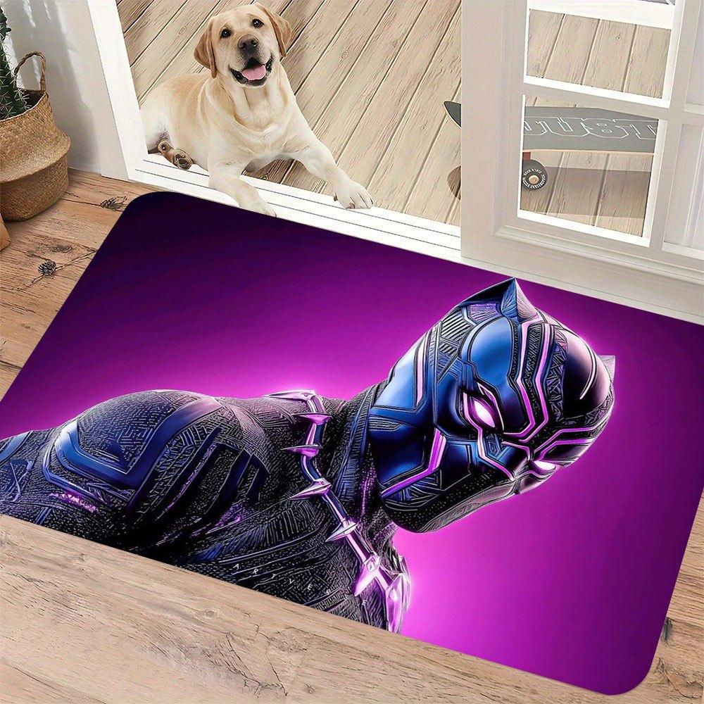 1pc of for Marvel Black Panther Themed Doormat, a Non-Slip Rug Suitable for Entryways, Living Rooms, Or Bedrooms, Perfect As a