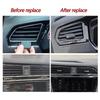 1PC Car Left Right Middle AC Air Vent Grille Air Outlet Tab Clip Slider Adjust Repair Kit For VW Volkswagen Tiguan 2017-