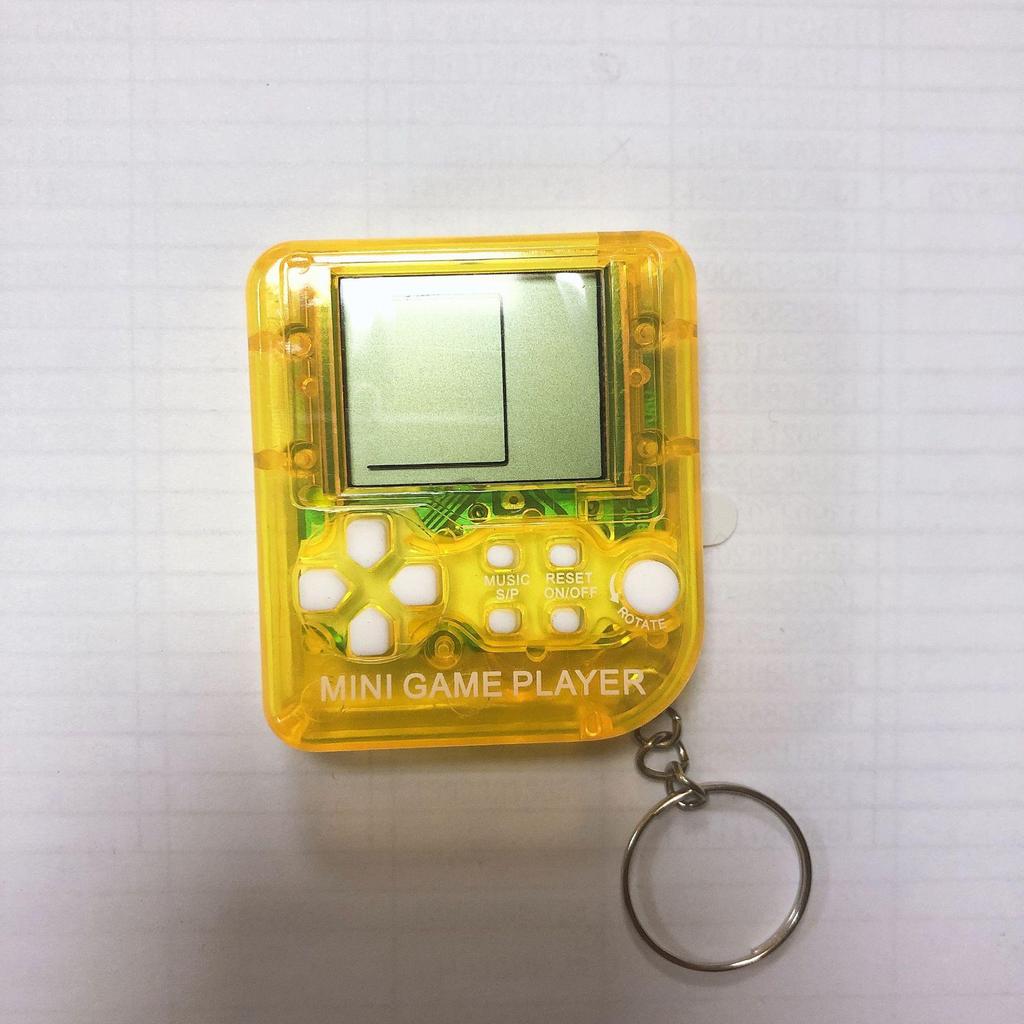 Mini Retro Tetris Keychain Handheld Game Console