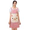 Stripe Pig Pattern Apron Oil-proof Cartoon Apron Cute   Kitchen