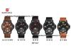 NAVIFORCE Yeni 9087 Erkek Moda Günlük Çok Fonksiyonlu Su Geçirmez Kuvars Saat