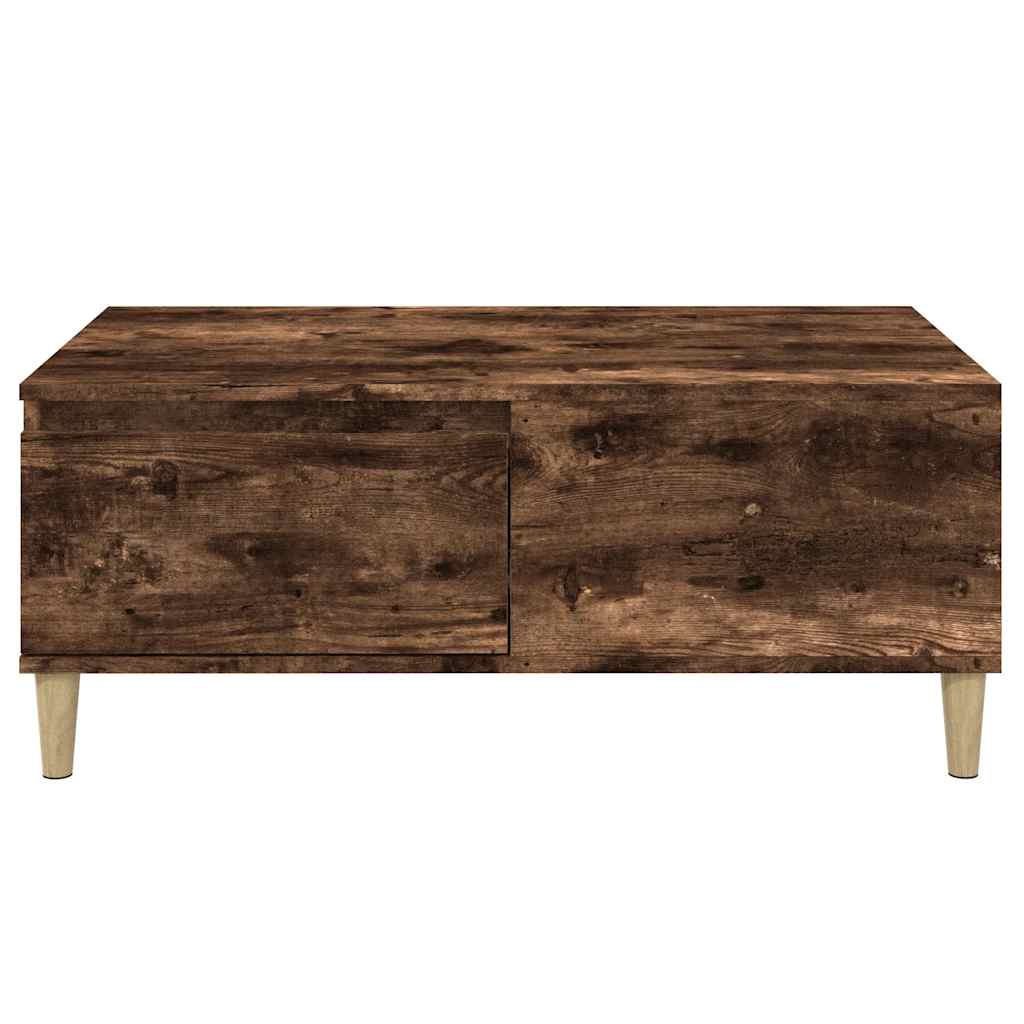 Vidaxl Coffee Table, Smoked Oak, 90X50X36.5 Cm