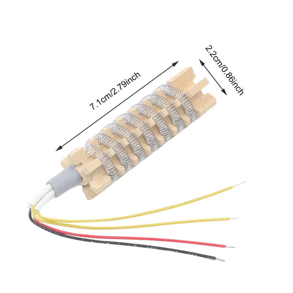 220V Soldering Station Heating Element Ceramic Heating Core Heater For 858 858D 878 8586 898D Heat