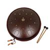 14 Inch 15 Tone Drum Steel Tongue Drum with Handbag Drumsticks Percussion Psychotherapy Meditation Instrument Gift for Beginner