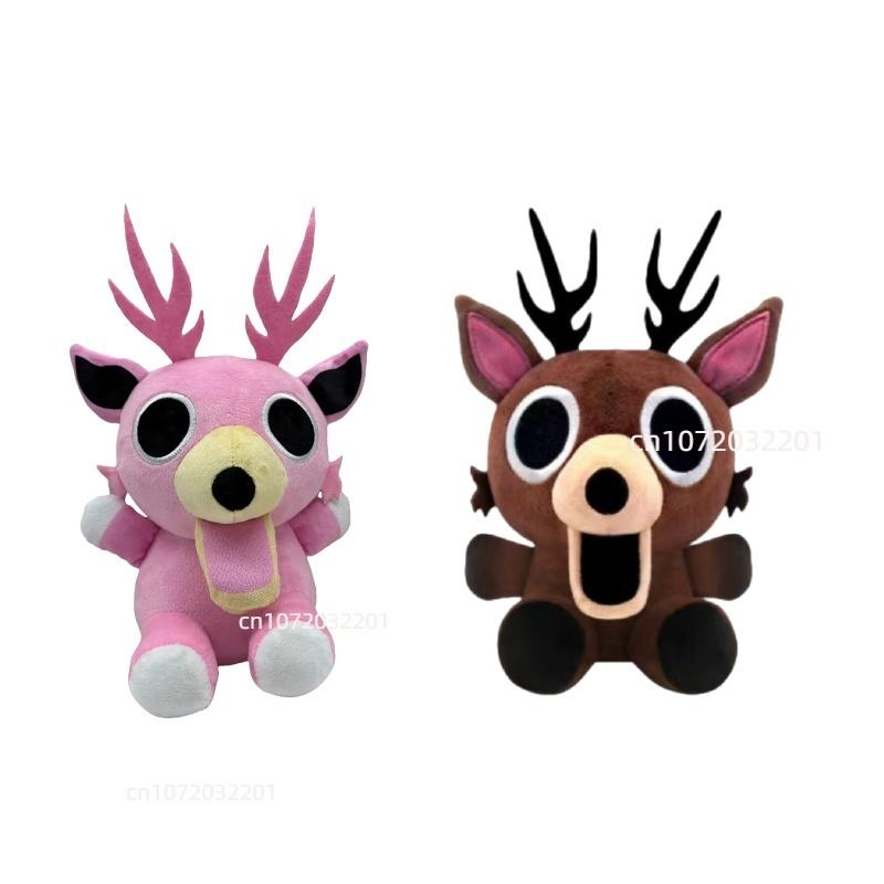 New 99 Nights In The Forest Black Cat Plush Cute Pink Baby Deer Stuffed Doll Funny Blue Owl Red Goat Plush Toy For Kid Gifts