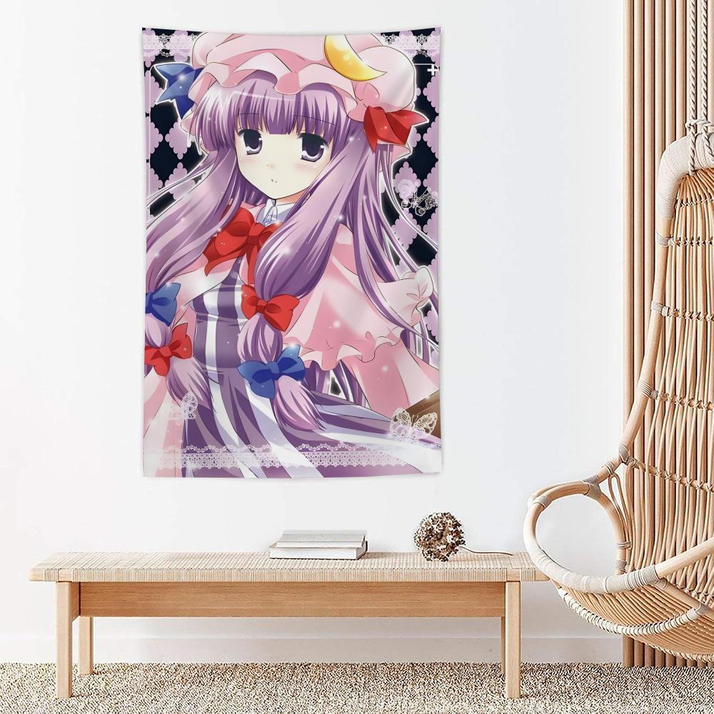 Game Anime The TTouhou Project Tapestry Microfiber Wall Hanging For Bedroom Living Room Decor Outdoor Festival Bar Background