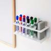 10 Slot Acrylic Wall Mountable Marker Holder Dry Erase Organizer, Classic Design Pen Storage Rack for Office,School,Home No Electricity Needed