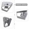 R1200GS Brake Lever Extension Stainless Steel Pedal 1 Set ADV Accessories Enlarge F700GS For BMW LC F800GS Durable