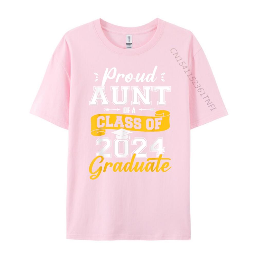 Graduation Proud Aunt Of A Class Of 2025 Graduate Free Shippping Clothes Fall Luxury TShirt Big And Tall New Years Eve