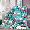 Cartoon Cute HANGYODON Soft Flannel Blanket Bedroom Sofa Picnic, Outdoor Leisure Gift BlanketW-1