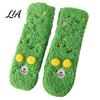 Cozy Cartoon Pattern Socks Thickened Floor for Women, Non-Slip Mid-Calf Socks, Thermal Winter Comfortable Elastic Ribbed Slippers Soft Fuzzy