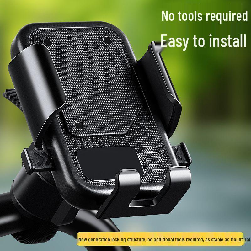 Universal Shockproof Anti-Shake Electric Tricycle Phone Mount for Delivery Bikes