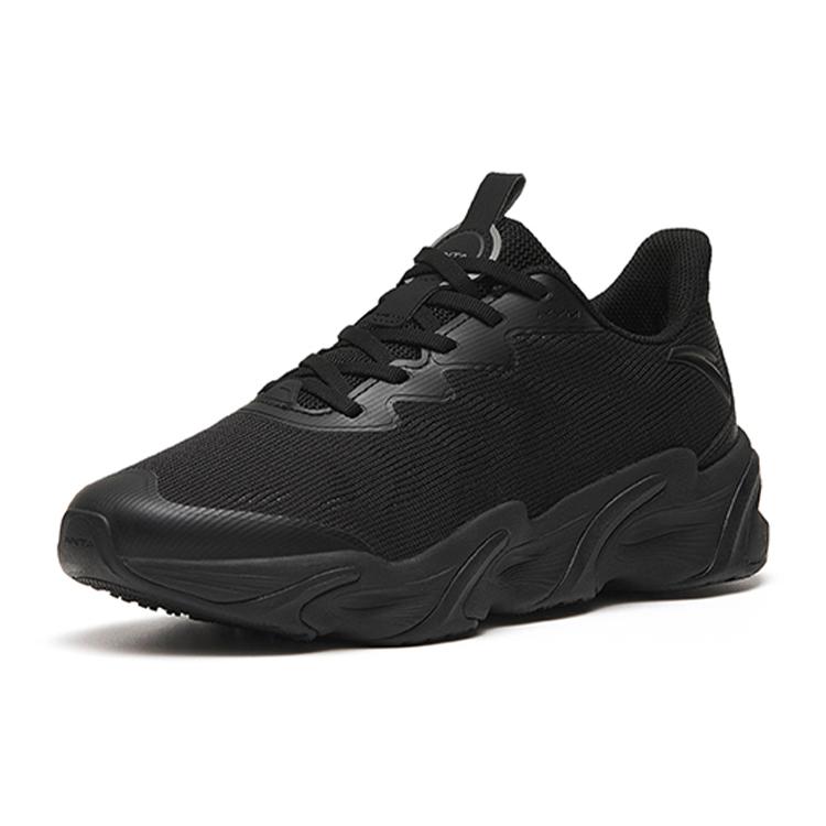 Anta Beyond The Step Breathable Low top Running Shoes Men's Black 112245523-11
