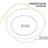 Sexy Double Thin Chain Women's Waist Chain Charming Round Bead Metal Belly Chain Summer Beach Bikini Body Jewelry