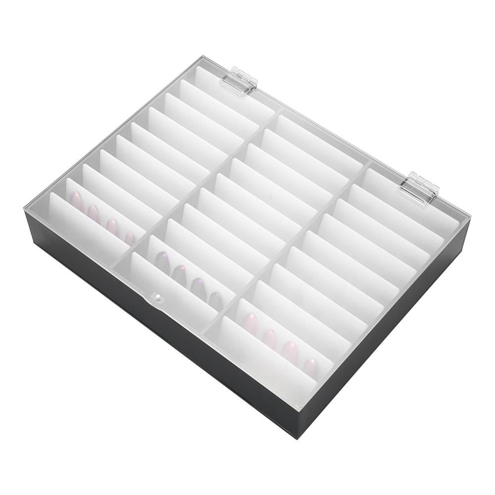 Decoration Container Nail Tips Storage Box Nail Art Organizer Holder For Nail Artists