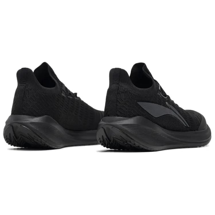 Li Ning Slip Resistant Lightweight Non slip Lightweight Low top Training Running Shoes Men's Black AGLU323-1