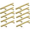 6 pack Modern Stainless Steel Cabinet Pulls, Durable Kitchen Drawer Handles Hardware for Home Furniture