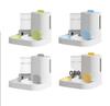 2-in-1 Pet Feeder & Waterer: Automatic Cat & Dog Food and Water Bowl