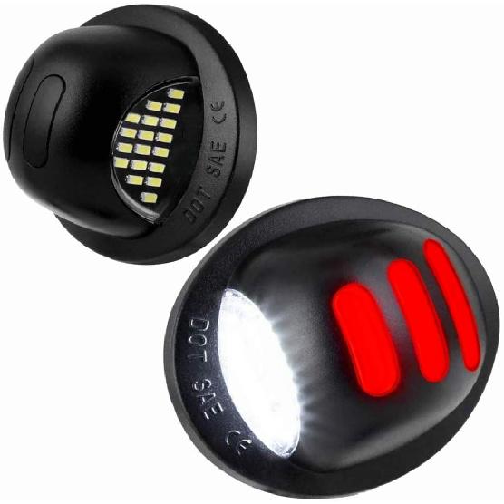 

Yankok LED License Plate Lights Compatible with Ford [F150 F250 F350 F450 F550 SuperDuty Ranger] and [Expedition Excursion Explore Bronco] 6500K
