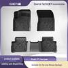 Eco-Friendly TPE Car Floor Mats for 2023-2025 Nissan Qashqai - Waterproof, Non-Slip, Wear-Resistant.