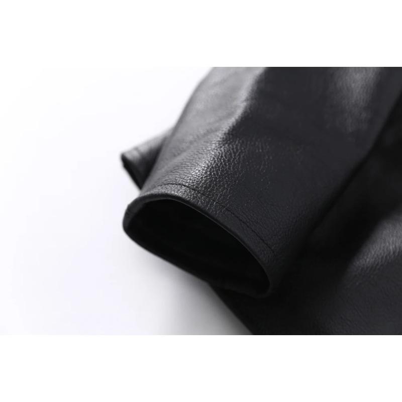 Chinese Size Men's Genuine Leather Jacket 100% Natural Cowhide Leather Coat Men Skin Clothing Autumn Spring Asian Size S-6XL