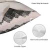 Magnolia Flower Full Bloom Square Pillowcase Polyester Linen Velvet Pattern Zip Decor Throw Pillow Case Bed Cushion Cover