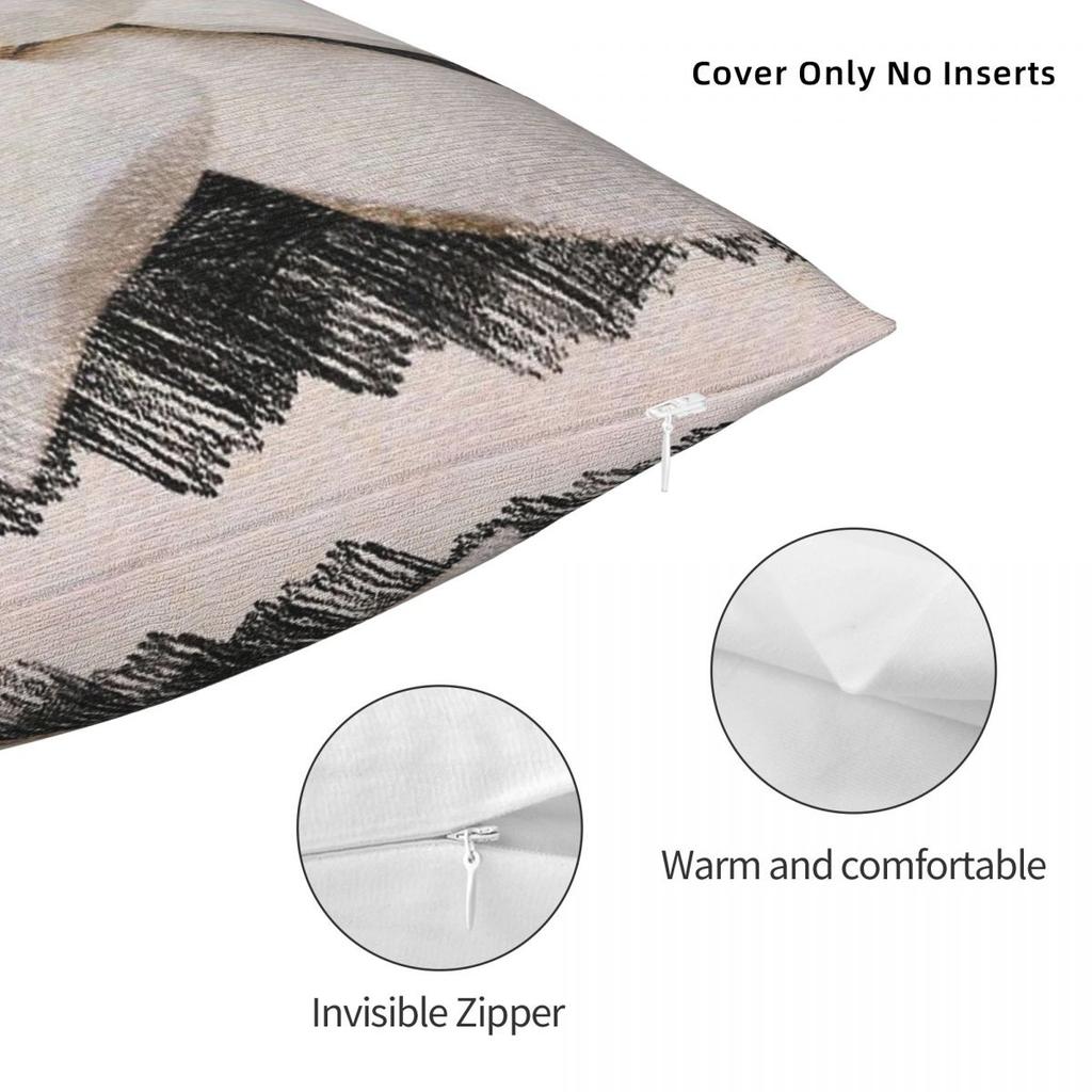 Magnolia Flower Full Bloom Square Pillowcase Polyester Linen Velvet Pattern Zip Decor Throw Pillow Case Bed Cushion Cover