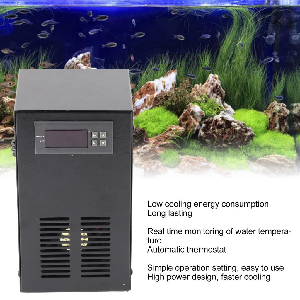 Aquarium Water Chiller Electronic High Power Low Energy Consumption Quiet Fish   Cooler Cooling Machine 120W
