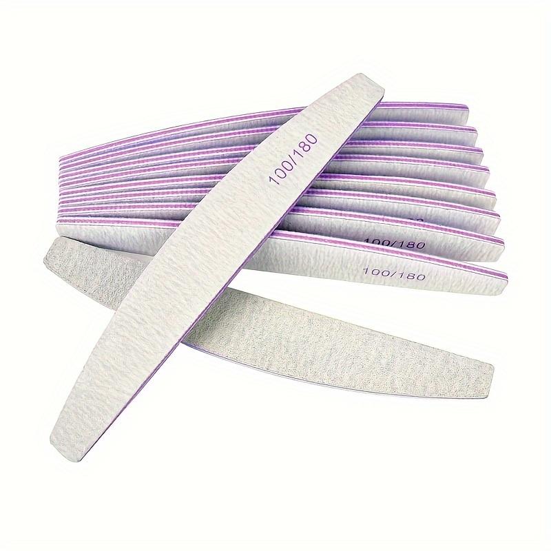 

50 шт пилочек для ногтей 100/180 Аксессуары для ногтей Гель-лак Полировка Педикюр Маникюр Полировщики Инструменты для ухода за ногтями Лайм а-онгл