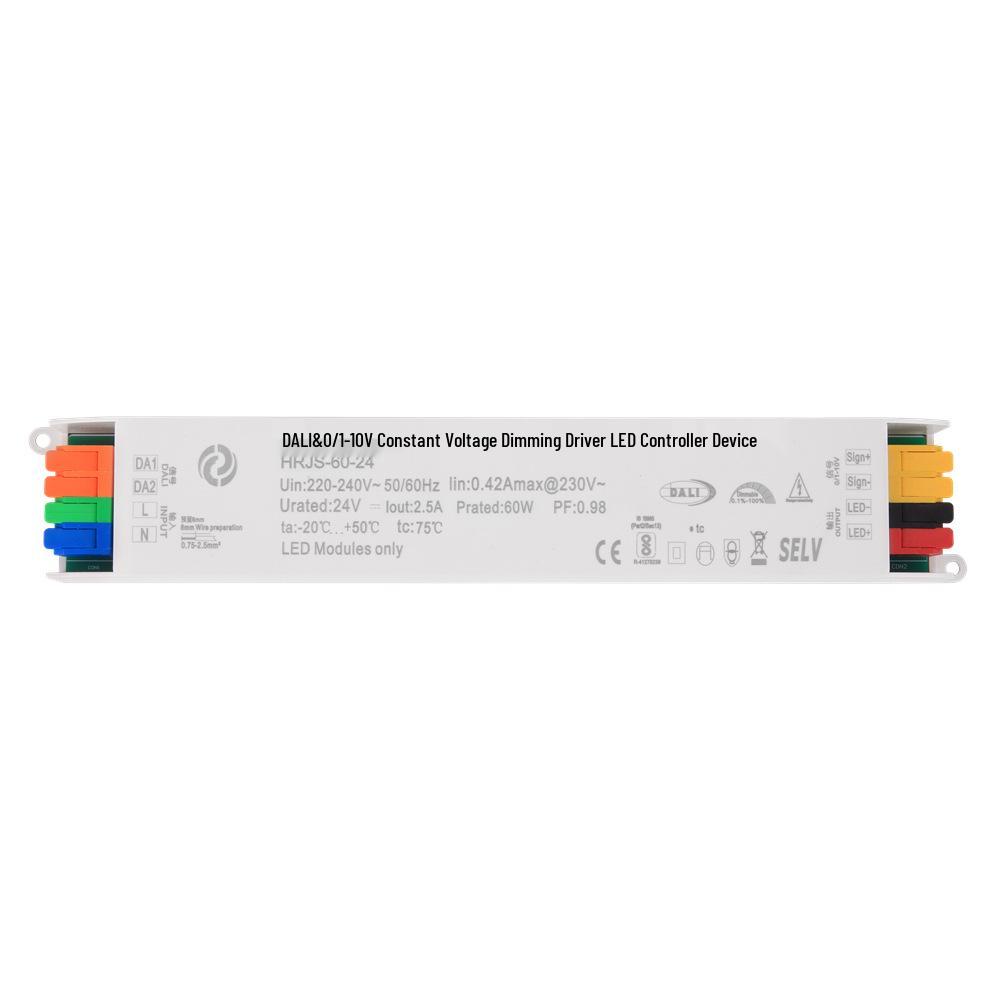 High Efficiency 0-10V DALI Push Plastic Shell 3-in-1 Dimming Power Supply
