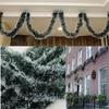 1PC 2M Christmas Eve Decoration Bar Tops Ribbon Garland Christmas Tree Kitchen Ornaments Wedding Party Decoration Prop