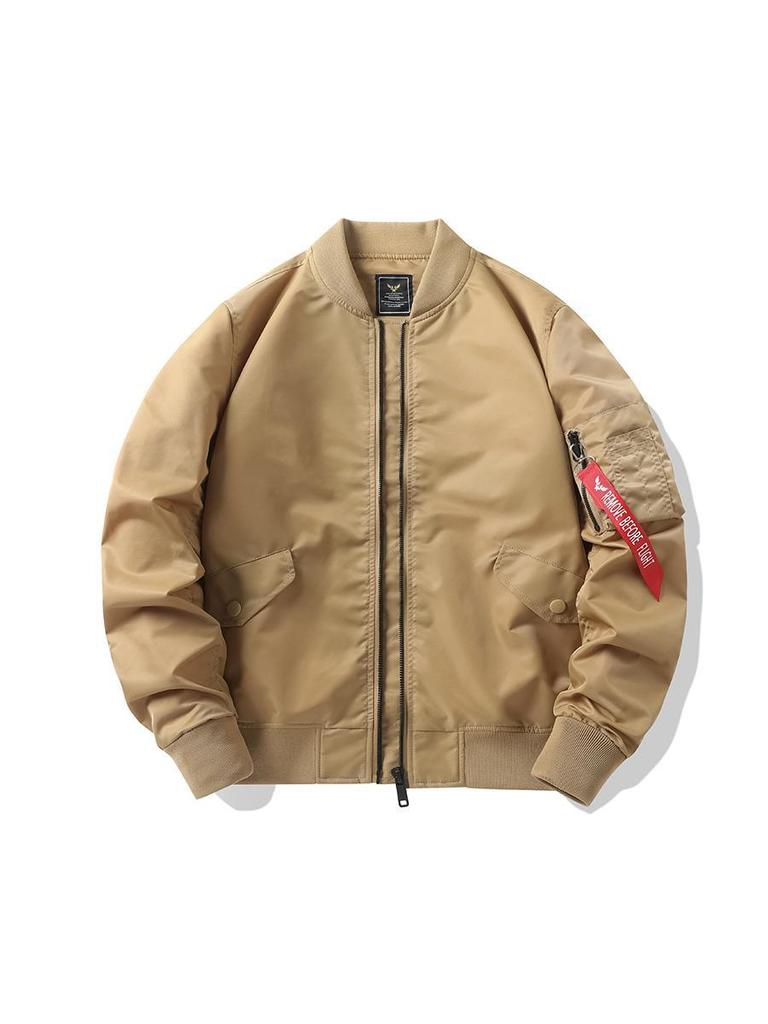 Jaqueta Bomber Casual Camuflada Masculina 2024 - Moda Confortável e Versátil para Primavera/Outono